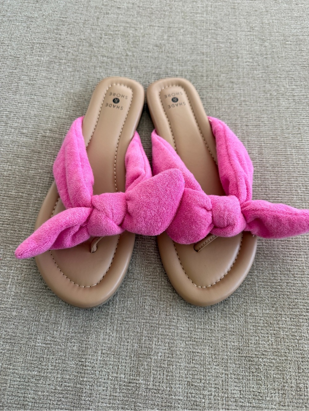 Target Pink Bow Knot Slide Sandals